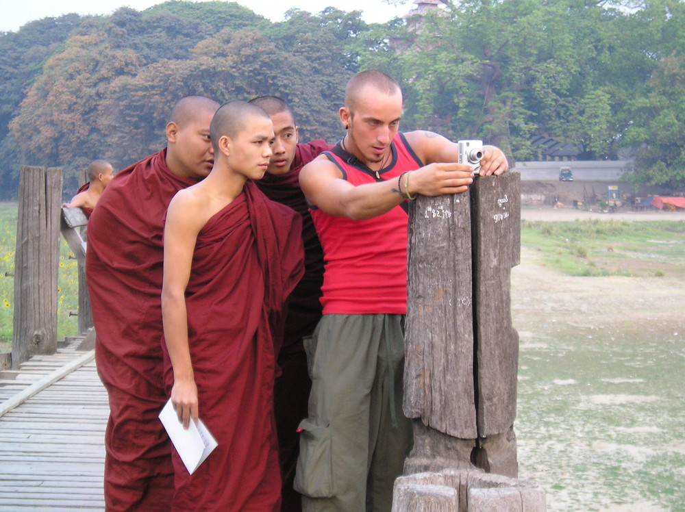 ...me and the monks