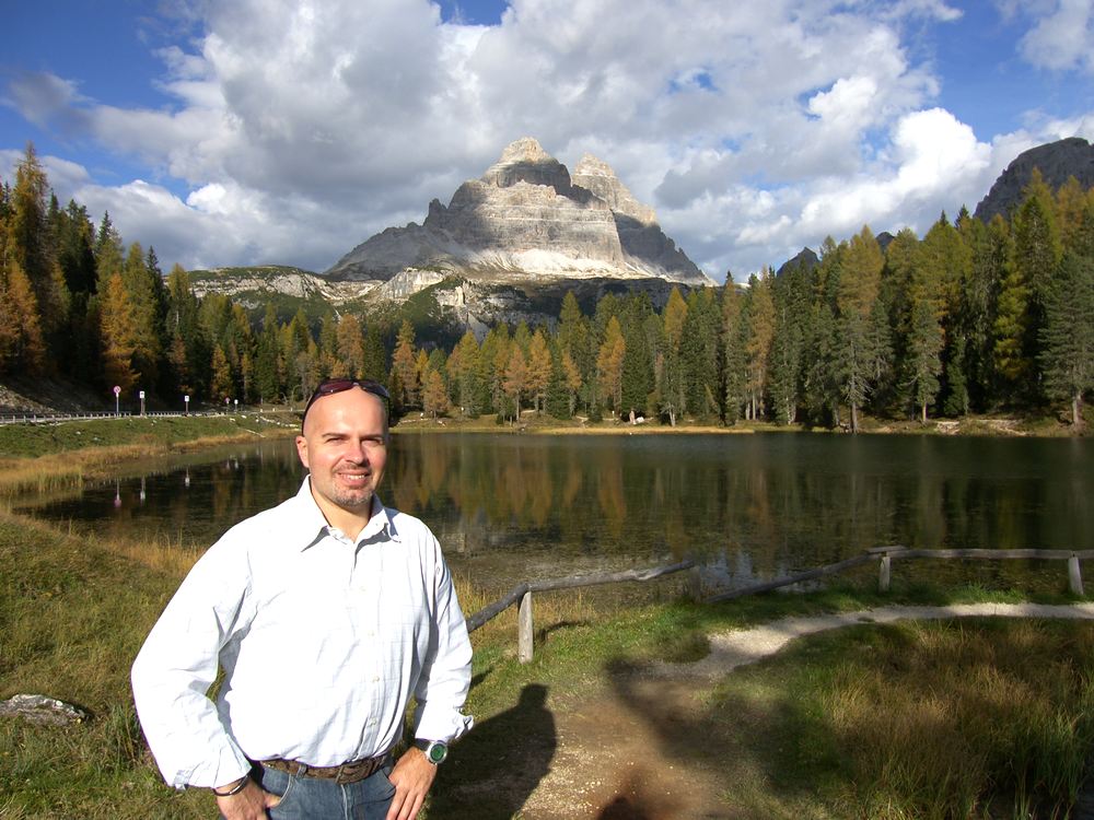 Me at Antorno lake - Io all' lago d'Antorno