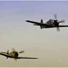 Me Bf 109 und FW 190 im Formationsflug 1.....