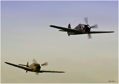 Me Bf 109 und FW 190 im Formationsflug 1.....