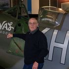 Me leaning on a Spitfire