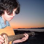 me, my guitar, and my beach