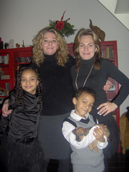 Me & my oldest Daughter with 2 of her Kids