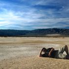 Me - Near Death Valley / Salzsee - von einem lieben Passanten fotografiert