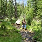 Me relaxing on Killpecker Mtn. 11,000 ft. elevation