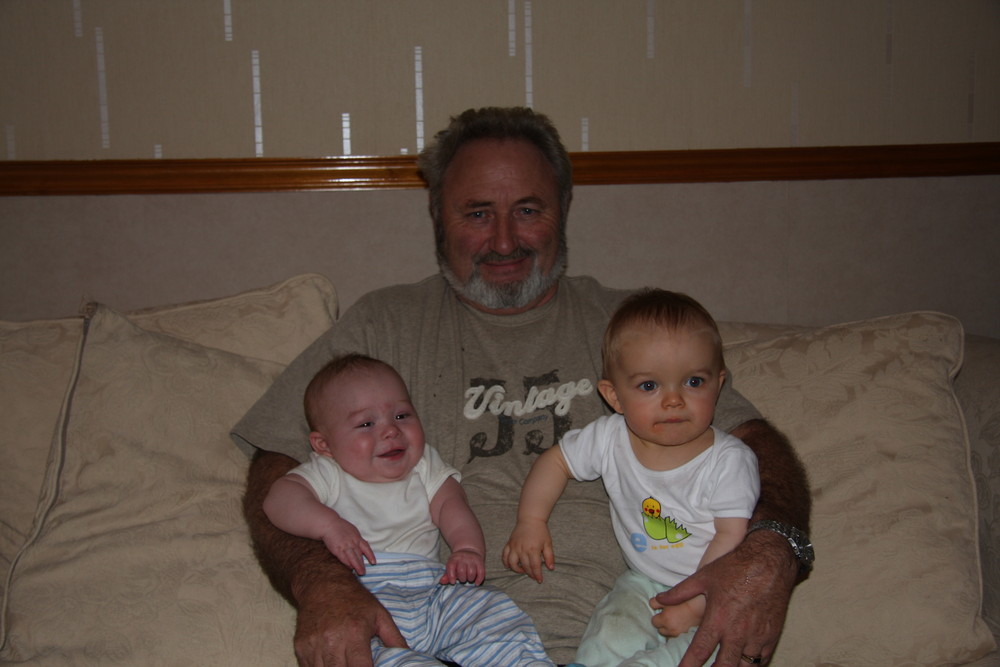 Me with my 2 youngest grandsons