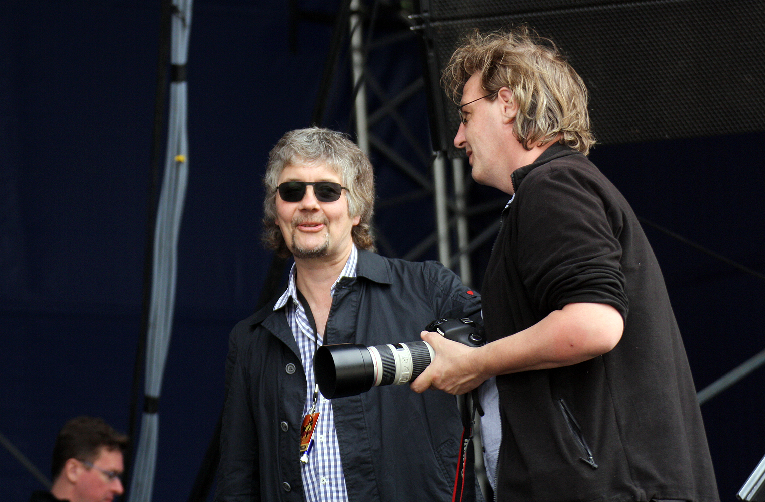 me working with don airey (deep purple) on stage