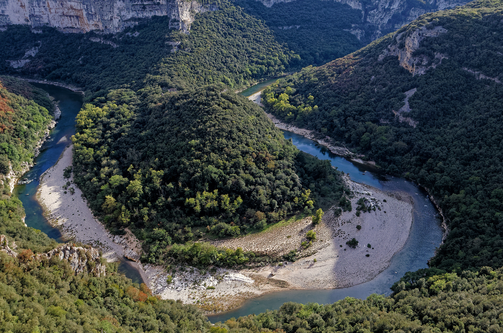 Méandre des gorges de l'Ardèche