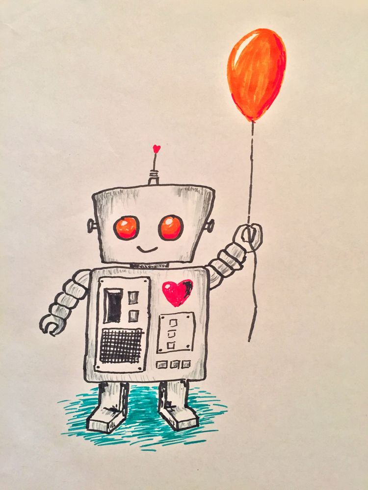 Mechanical emotions Foto & Bild digiart, ballon, roboter Bilder auf