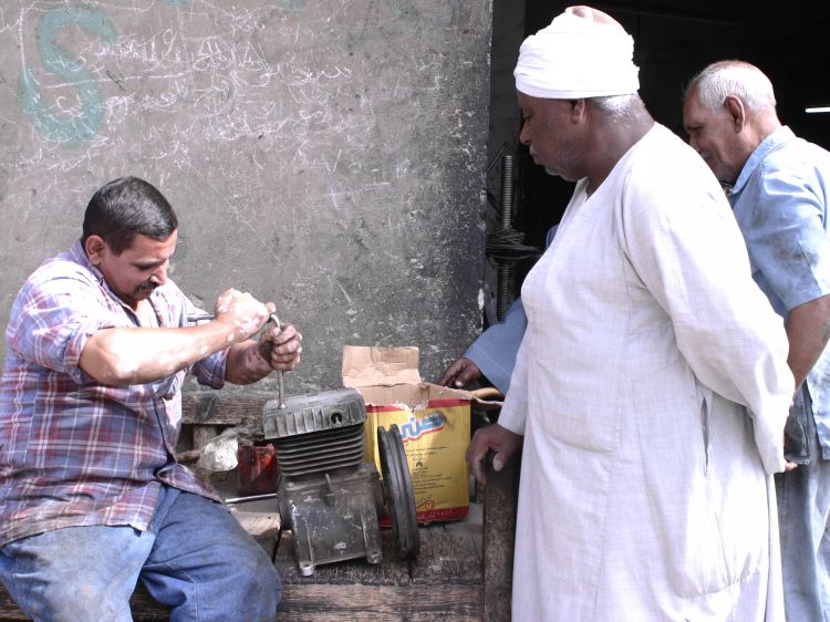 Mechaniker - Handwerker in Ägypten