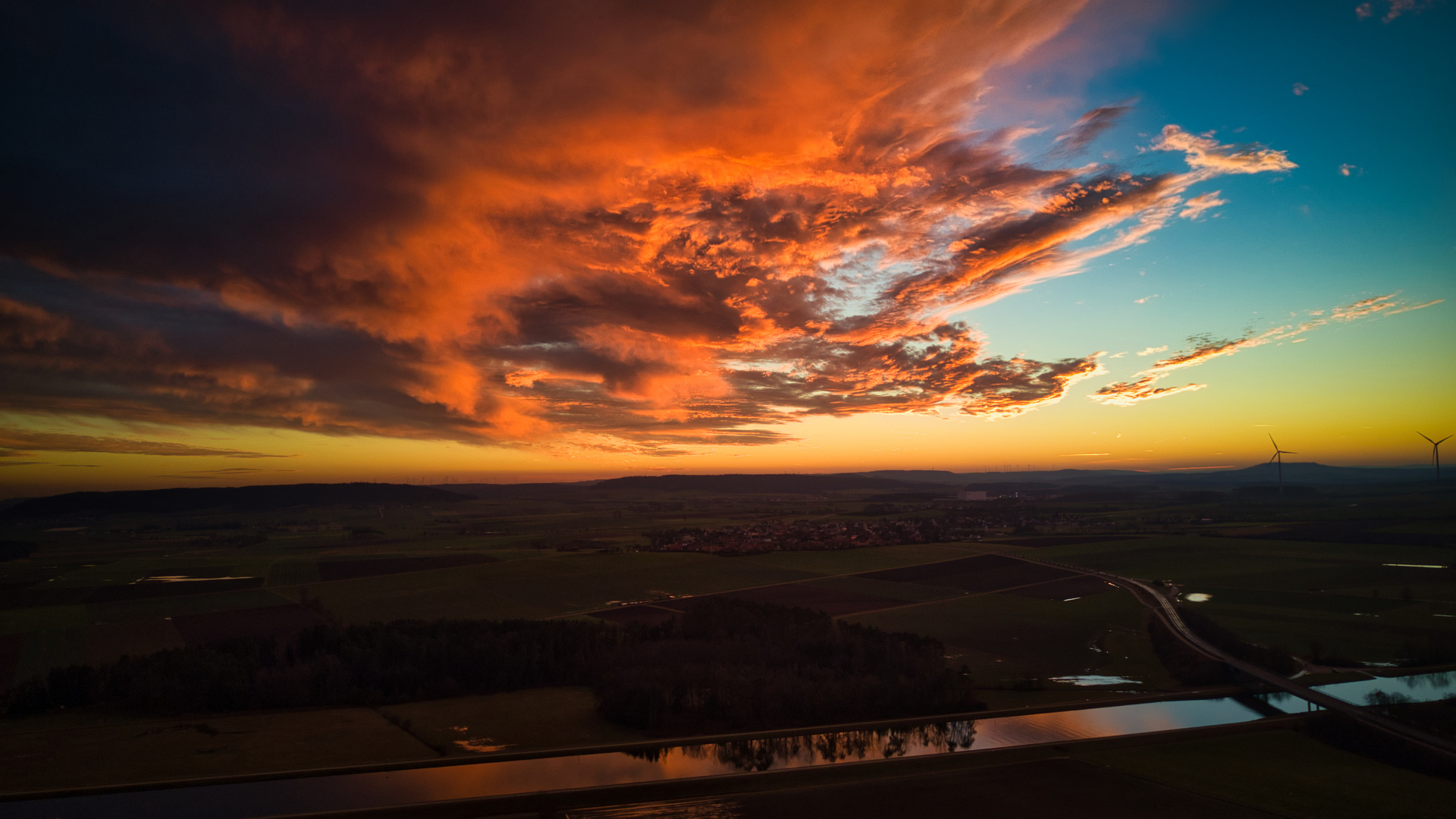 Meckenhausen - Blick von Michelbach (Freystadt)