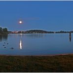 Mecklenburgische Seenplatte bei Dämmerung