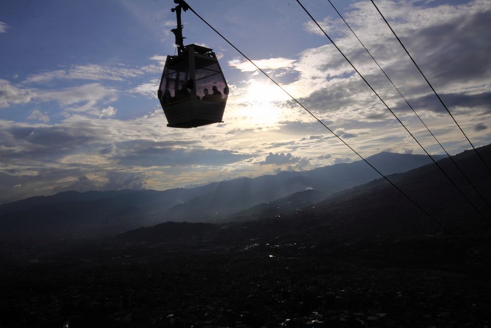 Medellin am Abend