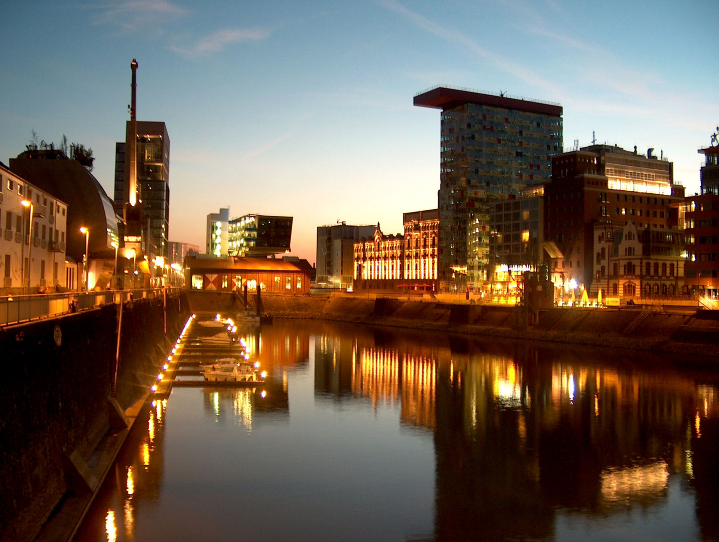 Medien Hafen in Düsseldorf