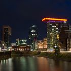 Medienhafen bei Nacht