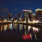 Medienhafen bei Nacht