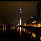 Medienhafen bei Nacht