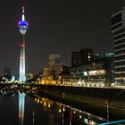 Medienhafen bei Nacht