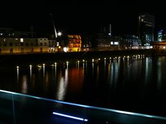 medienhafen bei Nacht