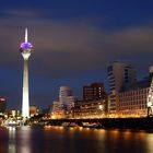 Medienhafen bei Nacht