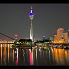 Medienhafen bei Nacht