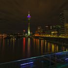 Medienhafen bei Nacht