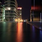 Medienhafen bei Nacht