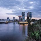 Medienhafen bei Nacht