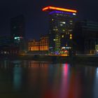 Medienhafen bei Nacht