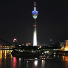 Medienhafen bei Nacht