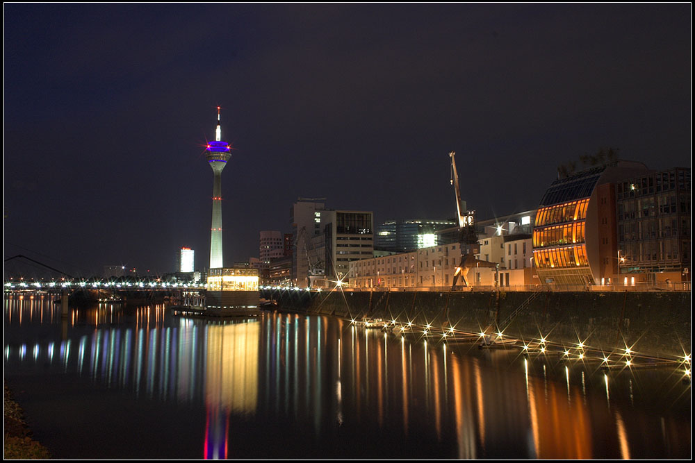 Medienhafen bei Nacht I