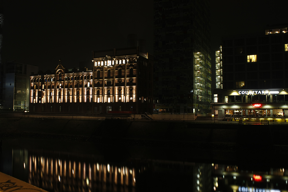 Medienhafen Düsseldorf am 24. Januar 2010 - V