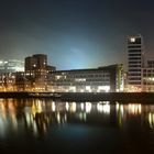 Medienhafen Düsseldorf bei Nacht 11/2013