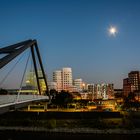 Medienhafen Düsseldorf, blaue Stunde