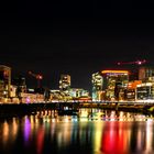 Medienhafen Düsseldorf by night