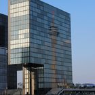 Medienhafen Düsseldorf Hyatt Hotel mit Rheinturm