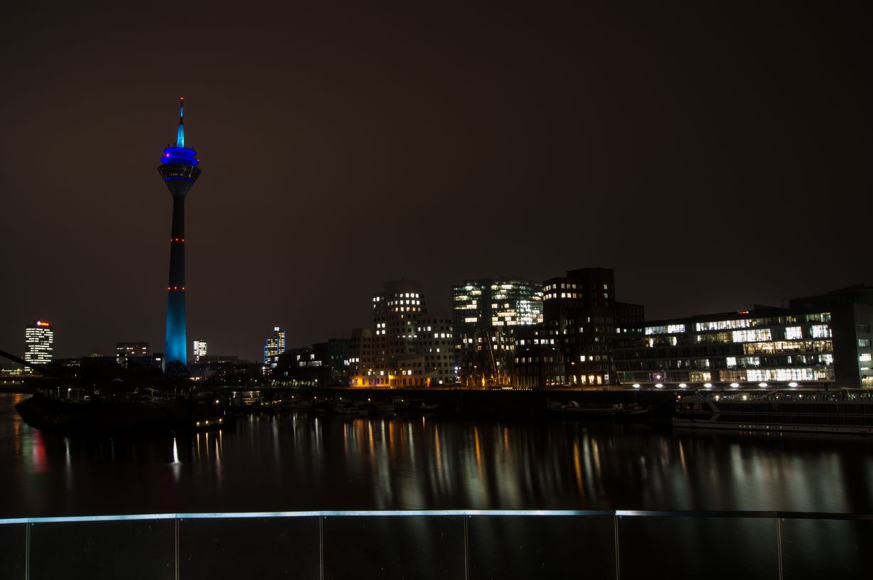 Medienhafen Düsseldorf im November