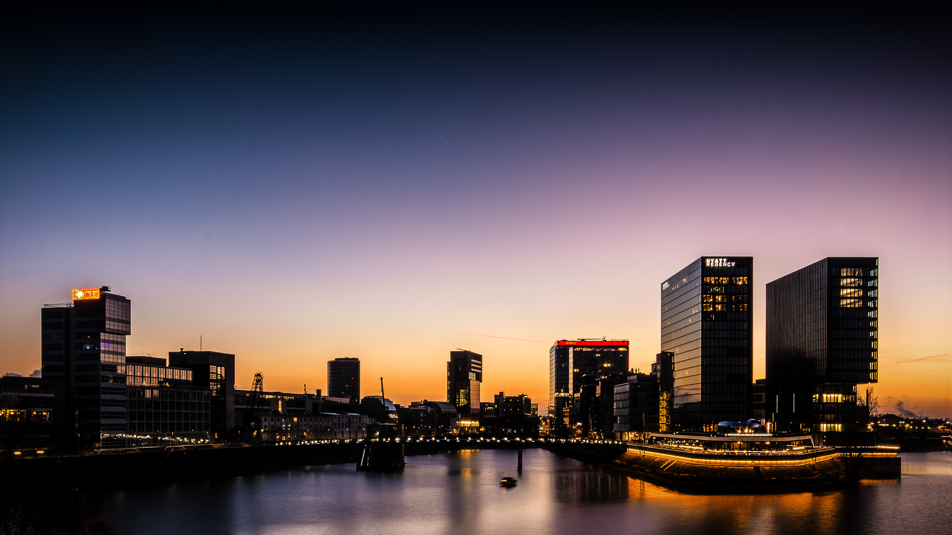 Medienhafen Düsseldorf Januar 2015