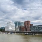 Medienhafen Düsseldorf mit Fernsehturm