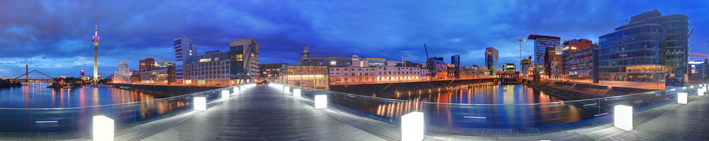 Medienhafen Düsseldorf Panorama