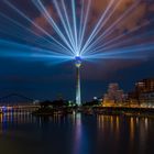 Medienhafen Düsseldorf zur blauen Stunde
