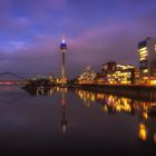 Medienhafen in Januar