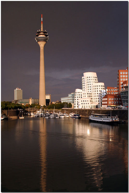 Medienhafen nach dem Gewitter