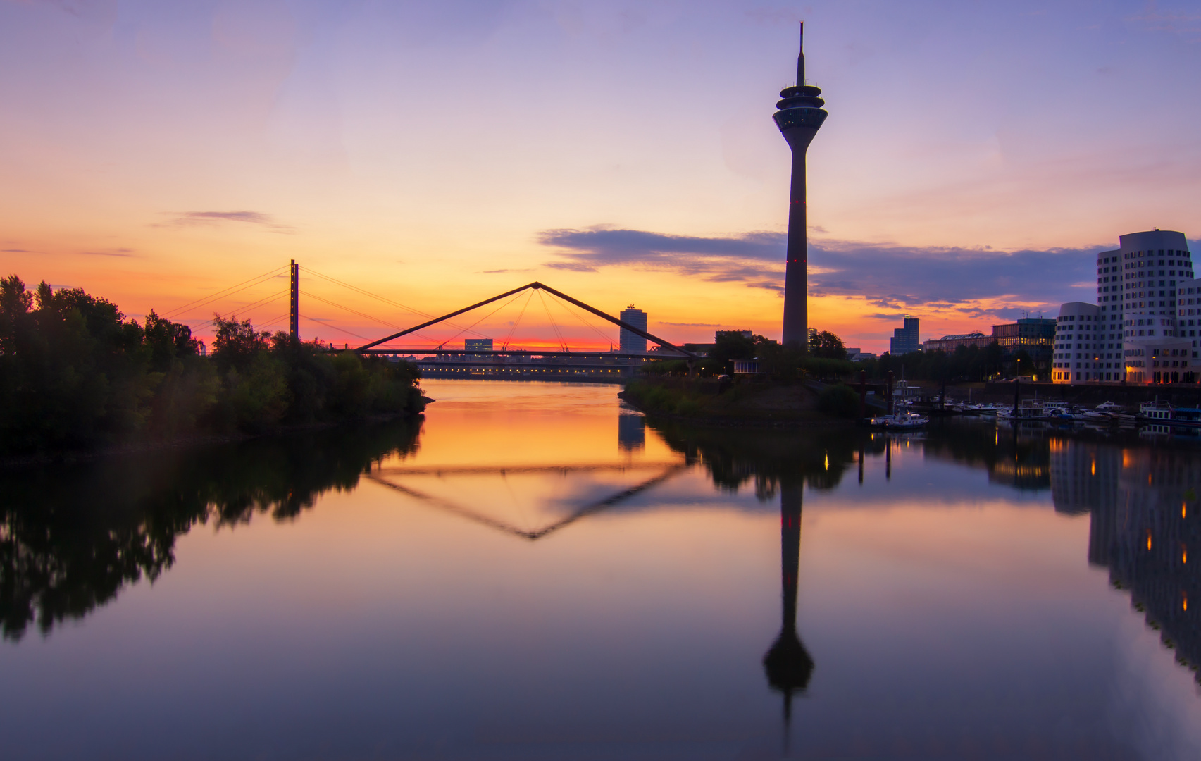 Medienhafen Sonnenaufgang