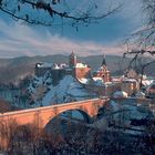 Medieval castle and town Loket.