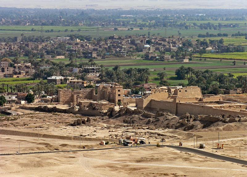 Medinet Habu Nord-West-Ansicht