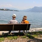 Meditando junto al Lago Como
