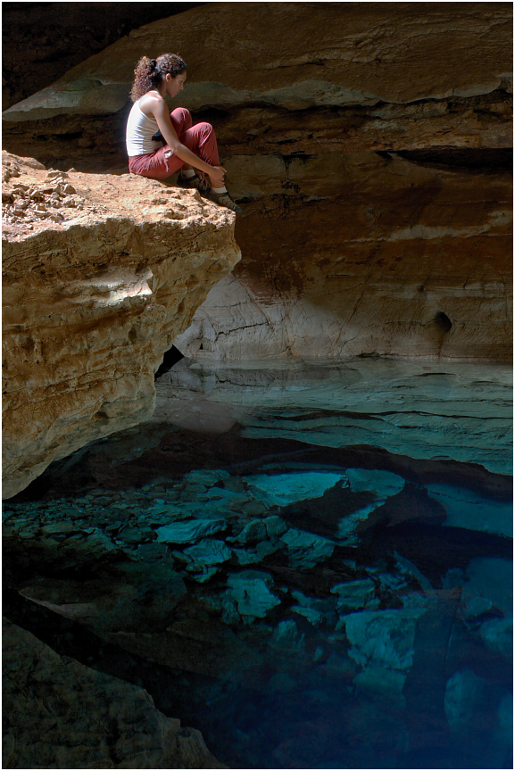 'Meditação', Poço Azul, Chapada Diamantina