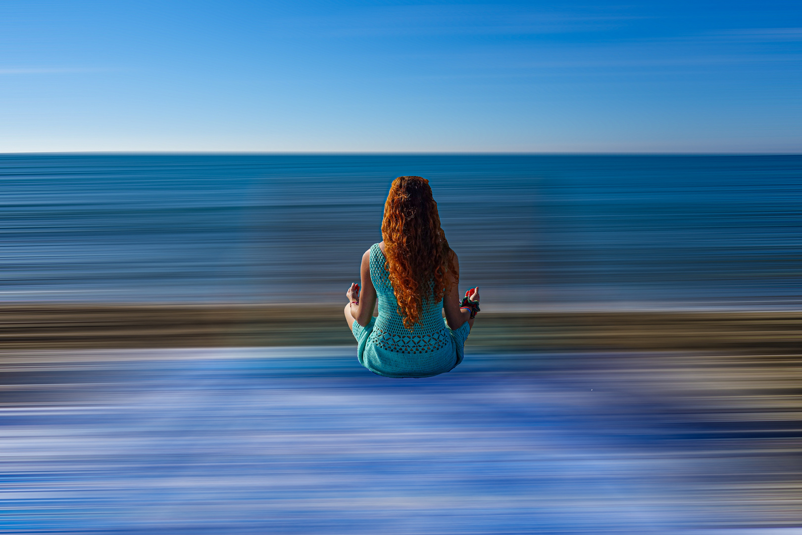 Meditation am Meer