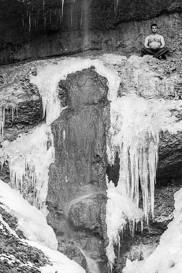 Meditation auf Ice